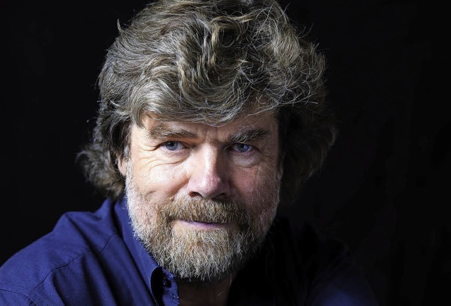 &#8222;Ich bin ja ein Storyteller&#822...inhold Messner  hat viel zu erzhlen.   | Foto:  Stefan Nimmesgern