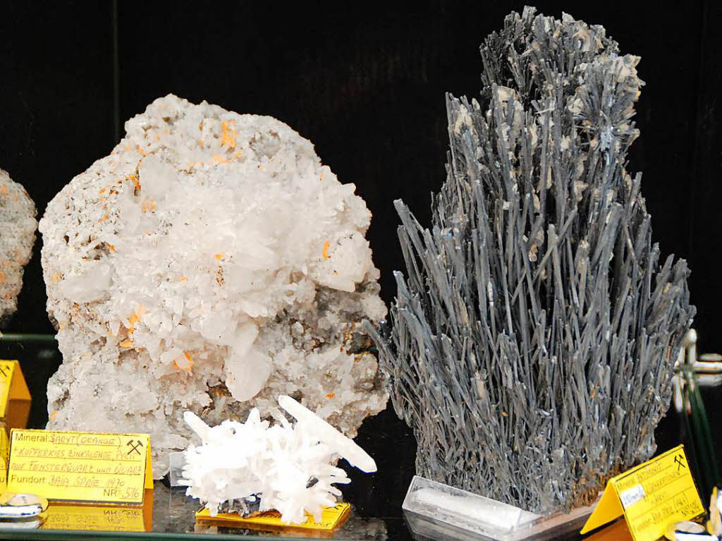 Die unzhligen farbigen Mineralien, Kristalle und Edelsteine faszinierten nicht nur die Kinder.
