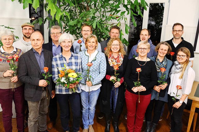 Der Vorstand und der Turnrat des TV Ko...ebastian Dilger (Dritter  von rechts).  | Foto: Karin Hei