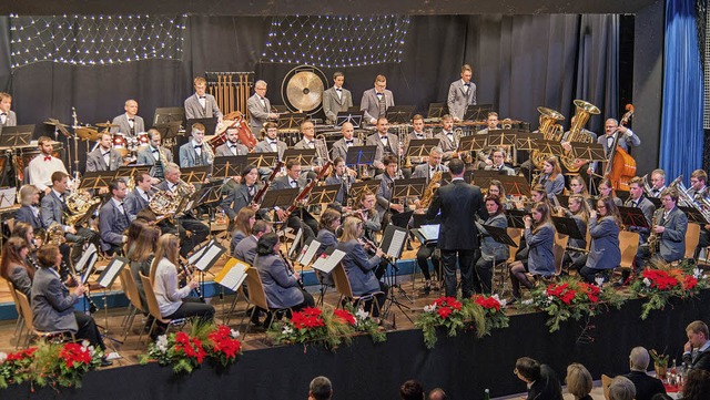 Das Jahreskonzert wie hier 2016 ist der Hhepunkt fr die Stadtkapelle.   | Foto: Olaf Michel/Privat