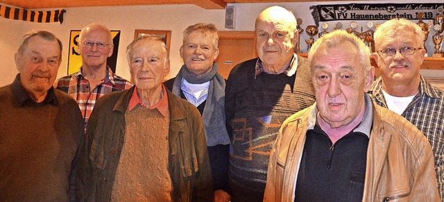Fr langjhrige Mitgliedschaft wurden ...ner Schwald (von links) ausgezeichnet.  | Foto: Christiane Sahli