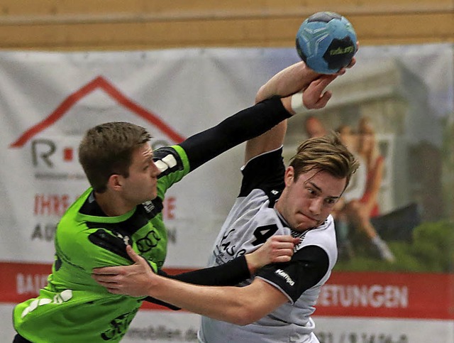 <BZ-FotoAnlauf>Handball:</BZ-FotoAnlau... HSG Dreiland gegen Hornberg zehn Mal.  | Foto: N. Schchlin