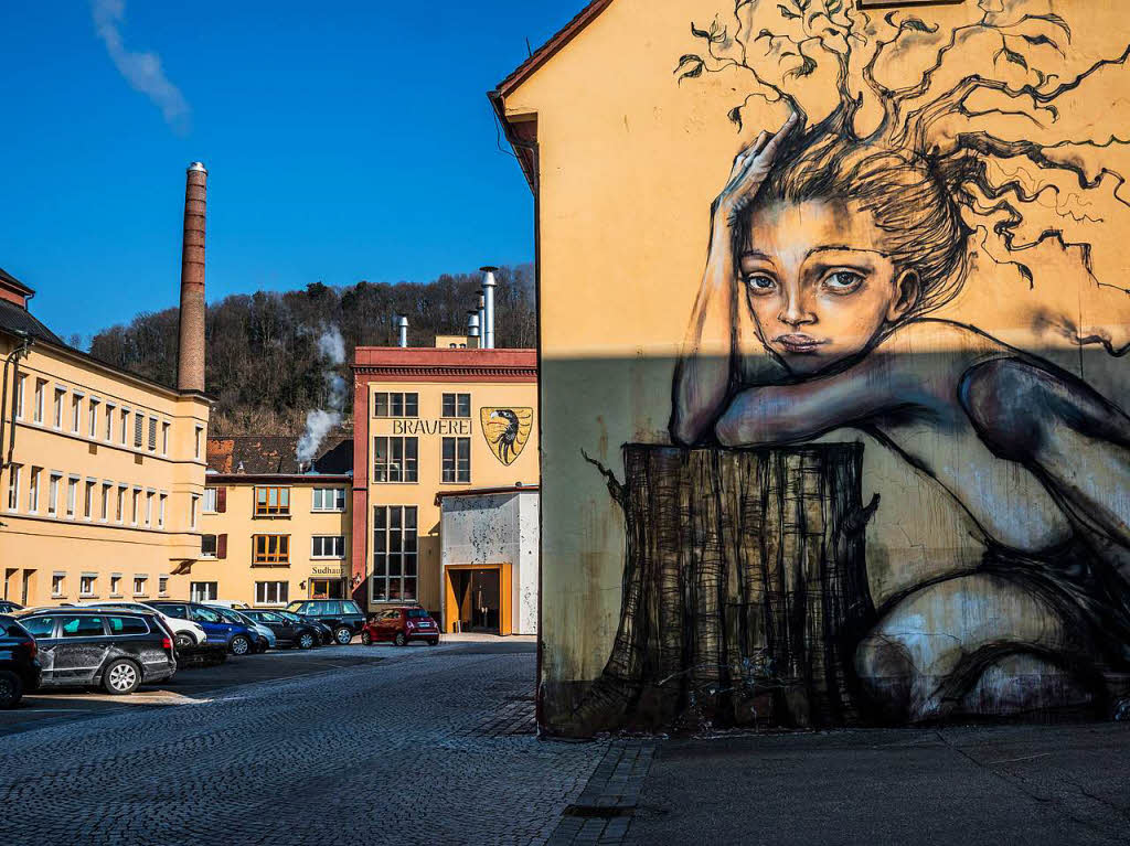 Diese Graffitis mach Freiburg schner.