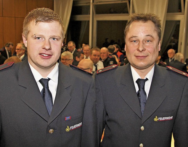 Timo Reinbold (links) wurde zum neuen ...n Hofstetter ist sein Stellvertreter.   | Foto: Werner Schnabl