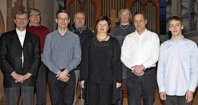 Beim Einweihungskonzert dabei waren (v...ten Stefan Mller und Michael Mller.   | Foto: Ounas-Krusel