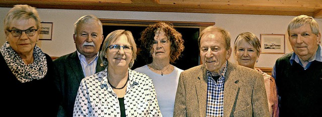 Die Geehrten (von links): Renate Weile... Wally Krner  und Peter Pollex  (40).  | Foto: Christiane Sahli