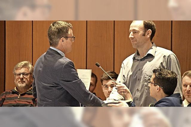 Frank Nopper als Gemeinderat vereidigt