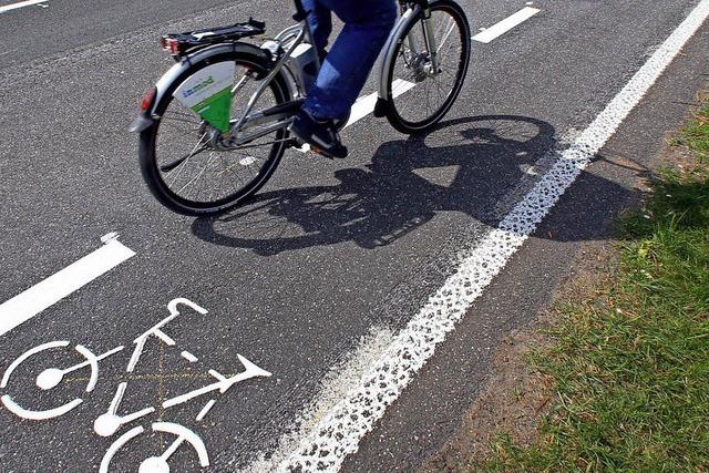 Radwege sind zum Teil zu schmal