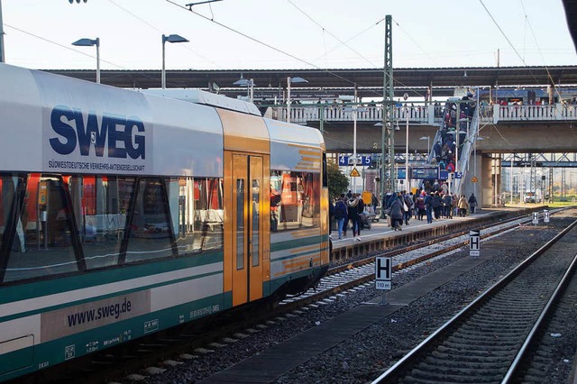 Ein Betrunkener ist am Hauptbahnhof un...fr Versptungen gesorgt (Symbolbild).  | Foto: Sebastian Wolfrum