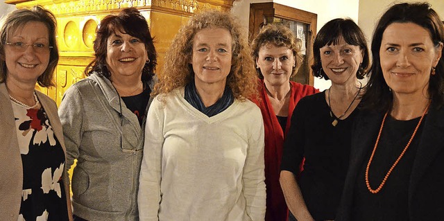 Die Frei-Frauen von Staufen mit Initiatorin Ute Axt (Dritte von links)  | Foto: Gabriele Hennicke