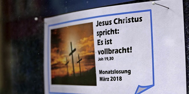 Von der Losung ist die Evangelische Ki...kturdebatte hat gerade erst begonnen.   | Foto: Kathrin Ganter