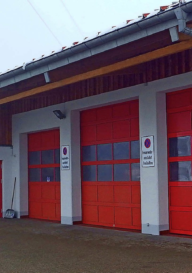 Das Feuerwehrhaus in Rickenbach wird erweitert.  | Foto: Wolfgang Adam