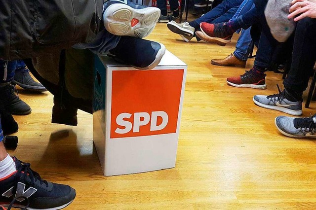 Aus der SPD austreten oder bleiben? Di...viele Mitglieder der Freiburger Jusos.  | Foto: Claudia Frster