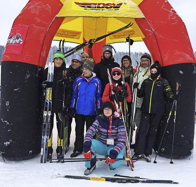 Die Skilanglauf-Mannschaft vom SBBZ  S...de zum dritten Mal Deutscher Meister.   | Foto: zvg