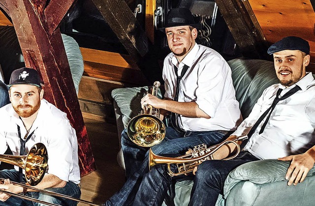 Drei der Blechsach-Musiker  | Foto: Band