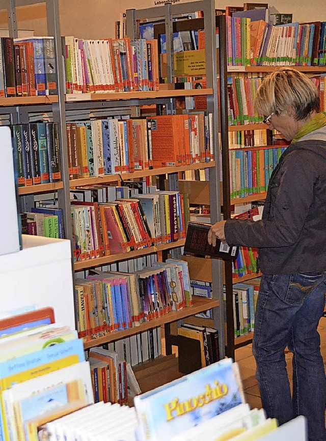 Der Bcherwurm bietet vielfltigen Lesestoff.  | Foto: LANGELOTT