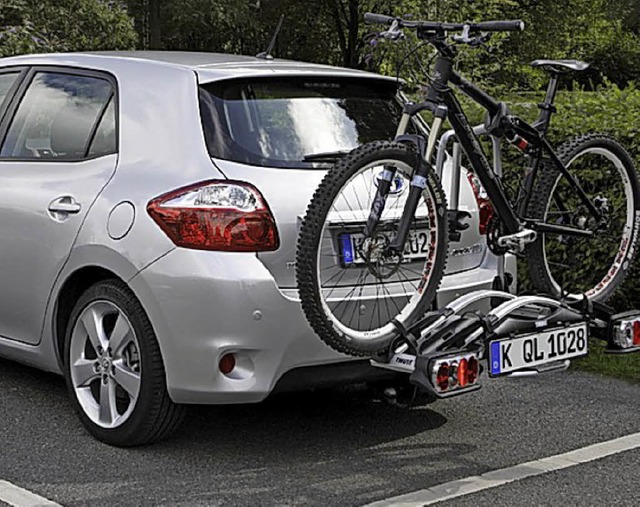 Auch Fahrradtrger passen auf die Kupplung.   | Foto: toyota