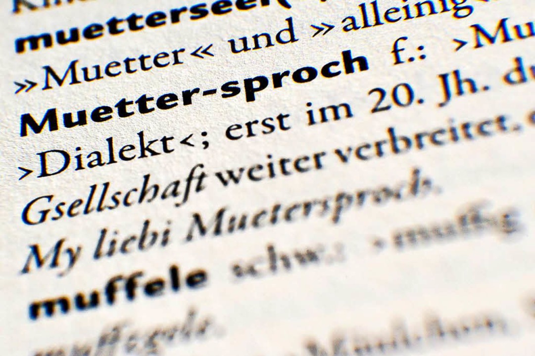 Was ist ein Dialekt? Erklär's mir Badische Zeitung