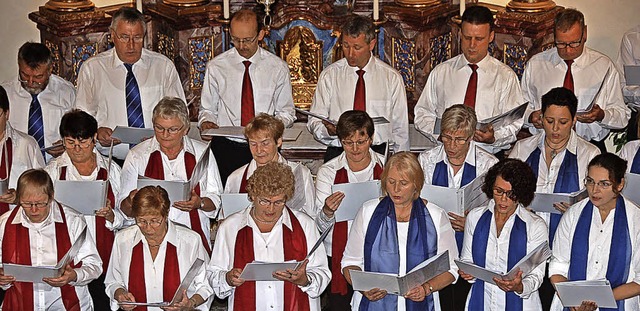 Der Gemischte Chor Grimmelshofen ldt ...nkonzert in die Dorfkirche St. Martin.  | Foto: Jutta Binner-Schwarz