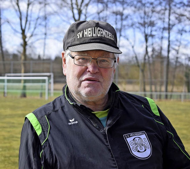 Seit 52 Jahren im Verein, seit 15 Jahr...Adelbert Gurband vom SV Heiligenzell.   | Foto: julia Trauden