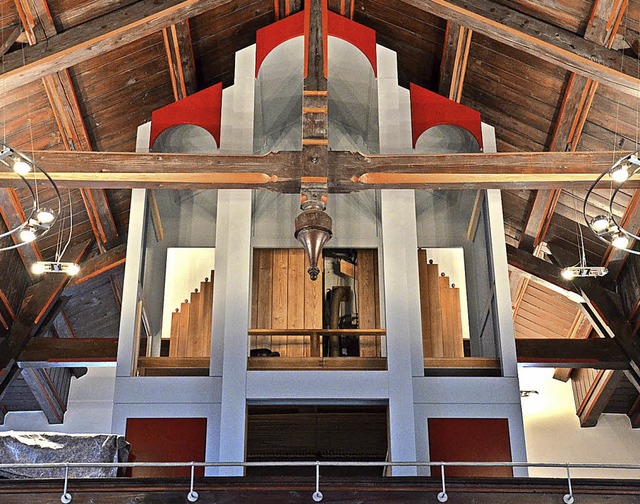 In der evangelischen Christuskirche wird eine neue Orgel eingebaut.  | Foto: Karl Kovacs