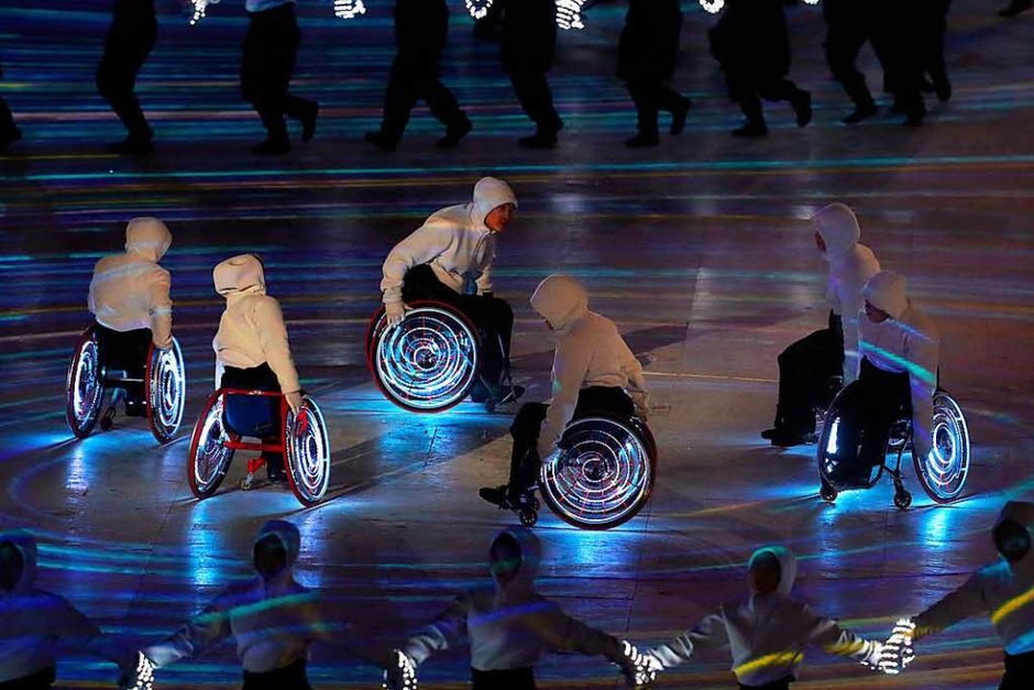 Fotos: Die Eröffnungsfeier der Paralympics in Südkorea ...