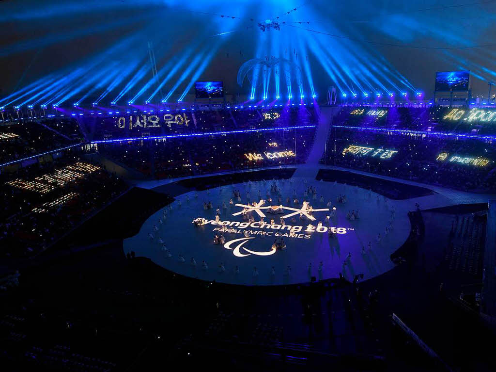 Erffnungsfeier der Paralympics in Pyeongchang