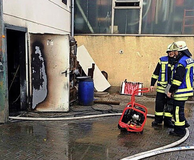 Feuerwehreinsatz in der Windschlger Strae.   | Foto: Feuerwehr