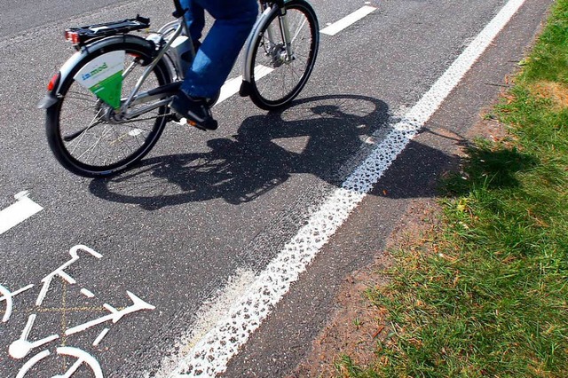 Die rote Ampel bersah der Radfahrer (Symbolbild).  | Foto: Jens Bttner