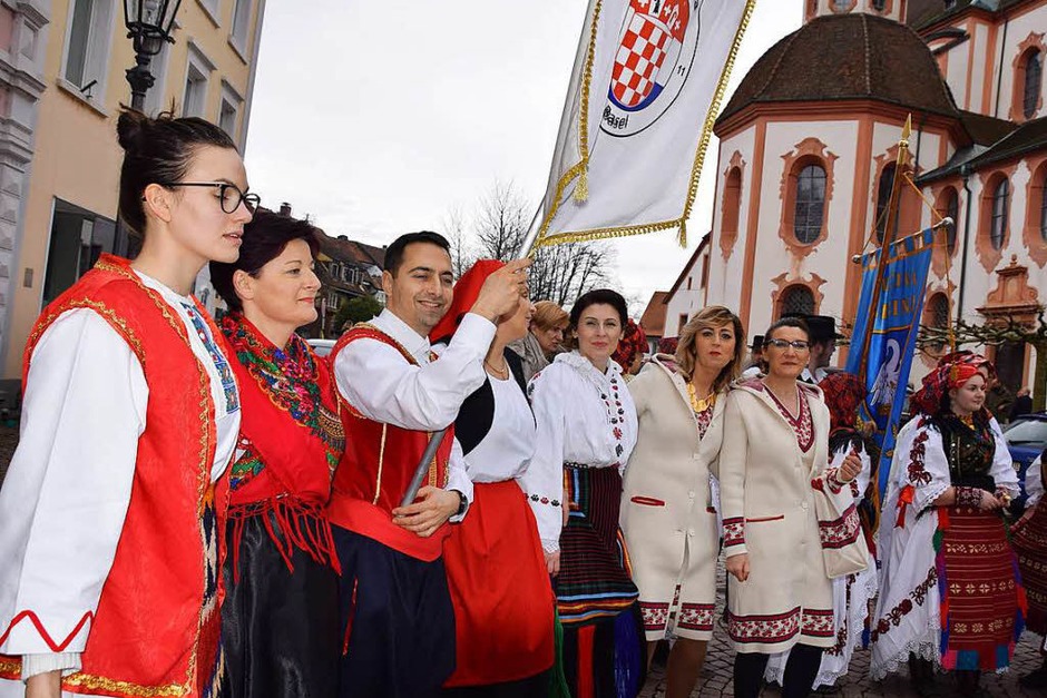 Fridolinsprozession 2018: Kroatische Mission (Foto: Hildegard Siebold) Fridolinsprozession 2018: Kroatische Mission (Foto: Hildegard Siebold)