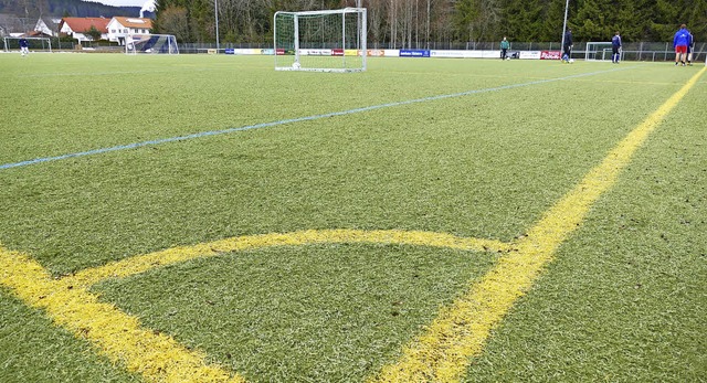 Der Kunstrasenplatz des SV Titisee ist kaputt und muss erneuert werden.  | Foto: Silas Schwab