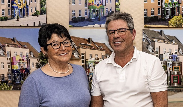 Werner Bendel (r.) ist seit vergangene...ting-Beauftragten Elisabeth Bourdeaux.  | Foto: Alexander Anlicker