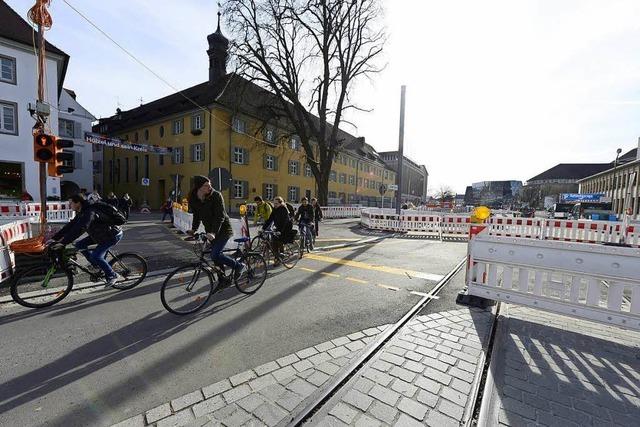 Endspurt auf der Rotteckring-Baustelle: Bald wird in Freiburg was fehlen