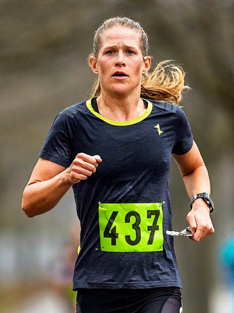 Die Siegerin der Frauenkonkurrenz beim Halbmarathon: Martina Kunz