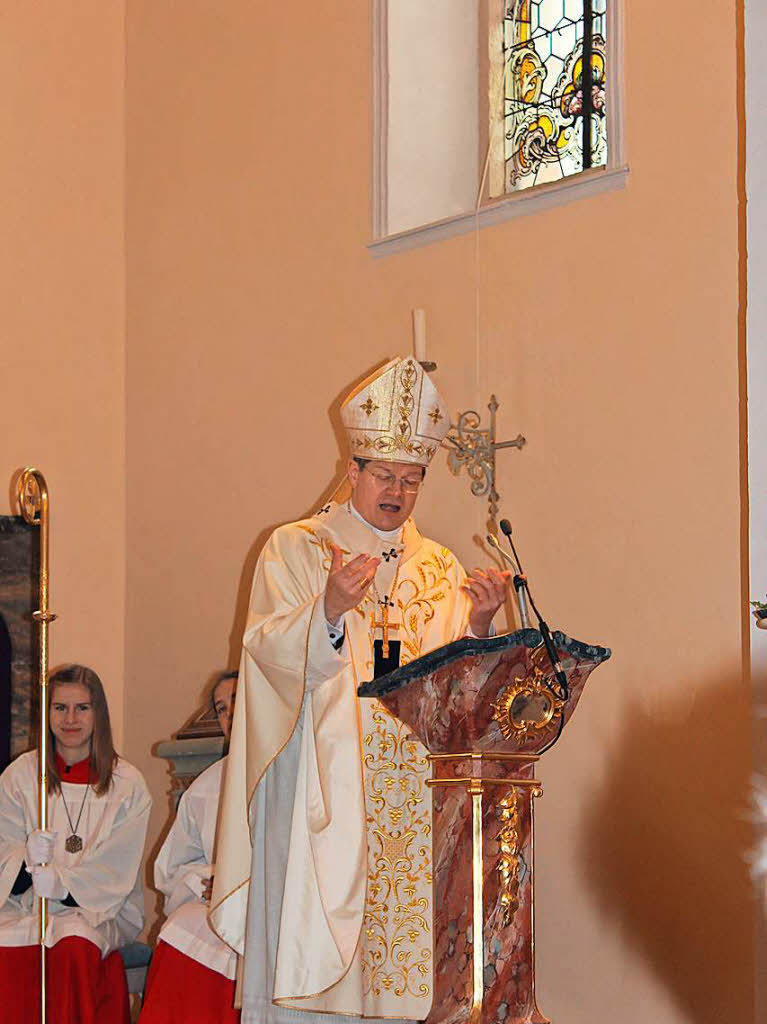 Kritische, aber auch aufmunternde Worte fand Erzbischof Stephan Burger in seiner Festpredigt.