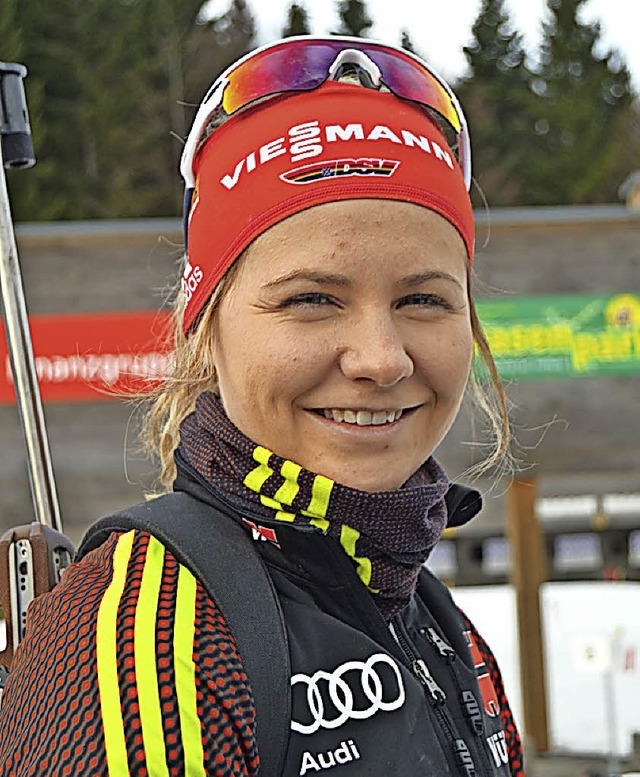 Biathletin Annika Knoll   | Foto: Junkel