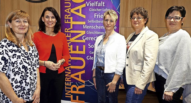 Bei der Auftaktveranstaltung zum Fraue...irksvorsitzende Landfrauen Bonndorf).   | Foto: Ursula  Freudig