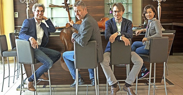 Sebastian Brger, Armin, Fromm, Daniel...l Bell und  Shinkyung Kim (von links)   | Foto: Veranstalter