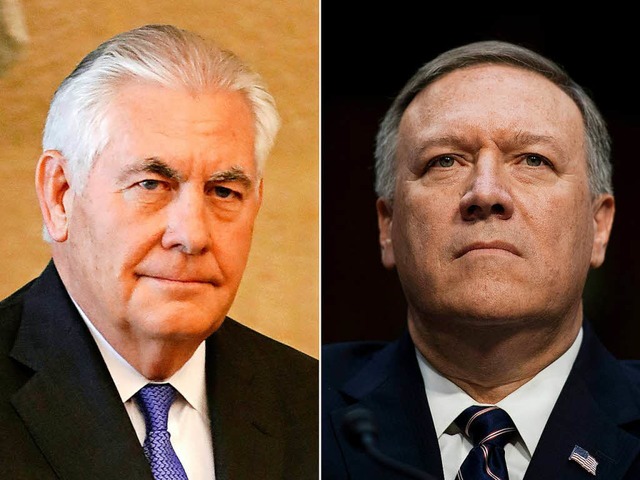 Rex Tillerson und Mike Pompeo (rechts)  | Foto: AFP