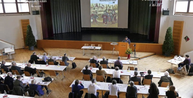 Professoren, Dozenten und freie Wissen...h zur Tagung im Neuenburger Stadthaus   | Foto: ehmann