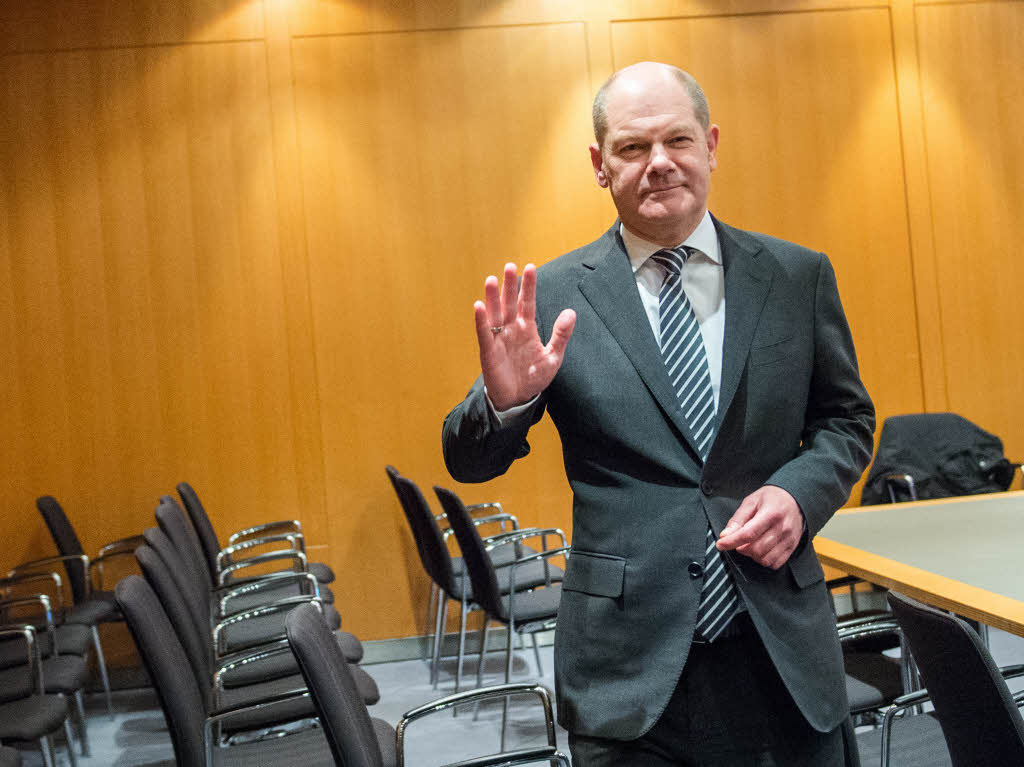 Olaf Scholz (SPD), derzeit Erster Brgermeister von Hamburg, soll   Vizekanzler und Bundesfinanzminister werden: Er leitet die SPD derzeit kommissarisch.