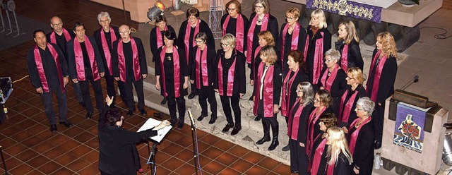 Die musikalische Botschaft von Gospels... der evangelischen Kirche in Ihringen.  | Foto: Kai Kricheldorff
