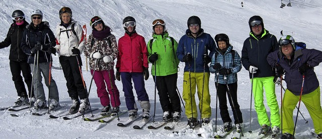 <BZ-FotoAnlauf>Im Montafon </BZ-FotoAn...hwanauer letzte Skitage ihrer Saison.   | Foto: Skiclub