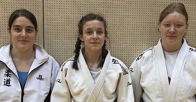 <BZ-FotoAnlauf>Judo:</BZ-FotoAnlauf> E... Piper mit ihrer Trainerin Tina Hauert  | Foto: frey