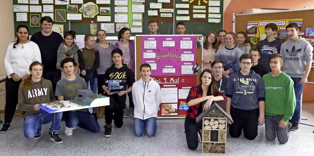 Mit der themenorientierten Projektprf...chule in die Endphase ihrer Schulzeit.  | Foto: Schlchttal-Schule