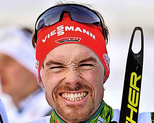 Fabian Riele freut sich ber seinen  Sieg in Trondheim.    | Foto: AFP
