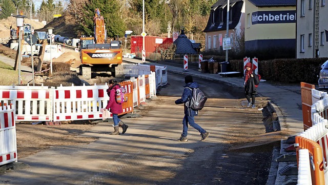 Die Schaffhauser Strae in Hfingen is...usenerstrae und der Alemannenstrae.   | Foto: Holger Niederberger