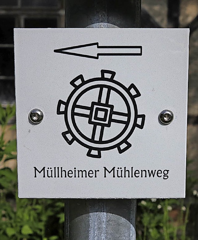 Schild des Mhlenwegs   | Foto: Philipp