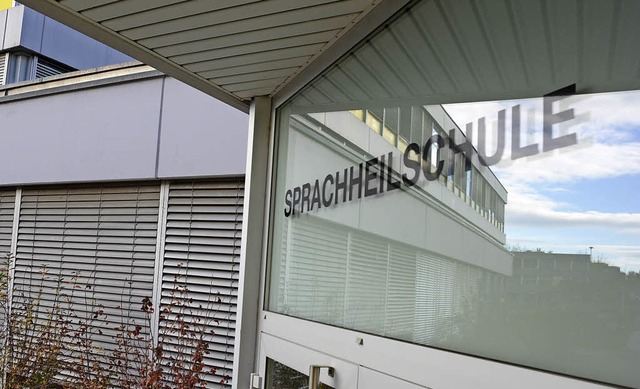 Die Sprachheilschule des Landkreises m...ilndereck in Weil am Rhein ausziehen.  | Foto: Hannes Lauber