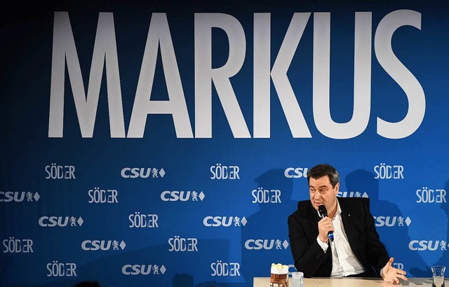 Markus Sder wird am Freitag zum neuen Ministerprsidenten in Bayern gewhlt.  | Foto: dpa